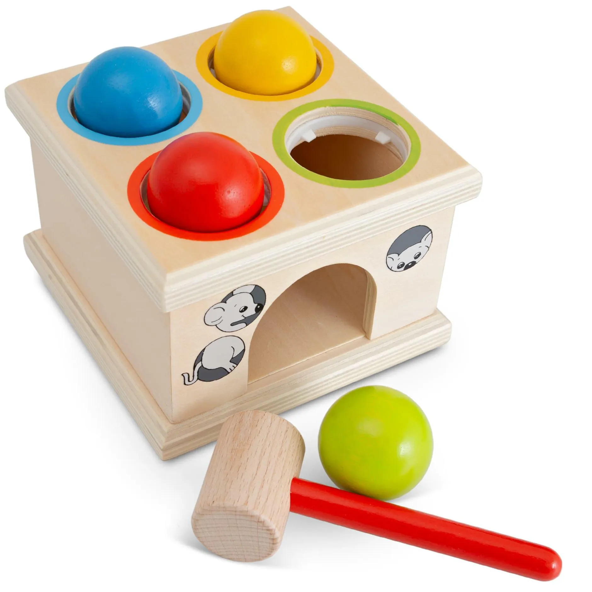 goki Klopfspiel Fang die Maus*Kinder Lernspielzeug|Holzspielzeug