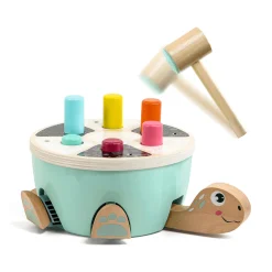 TOPBRIGHT Klopfspiel Schildkröte*Kinder Holzspielzeug