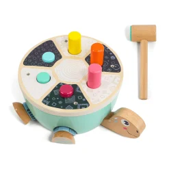 TOPBRIGHT Klopfspiel Schildkröte*Kinder Holzspielzeug