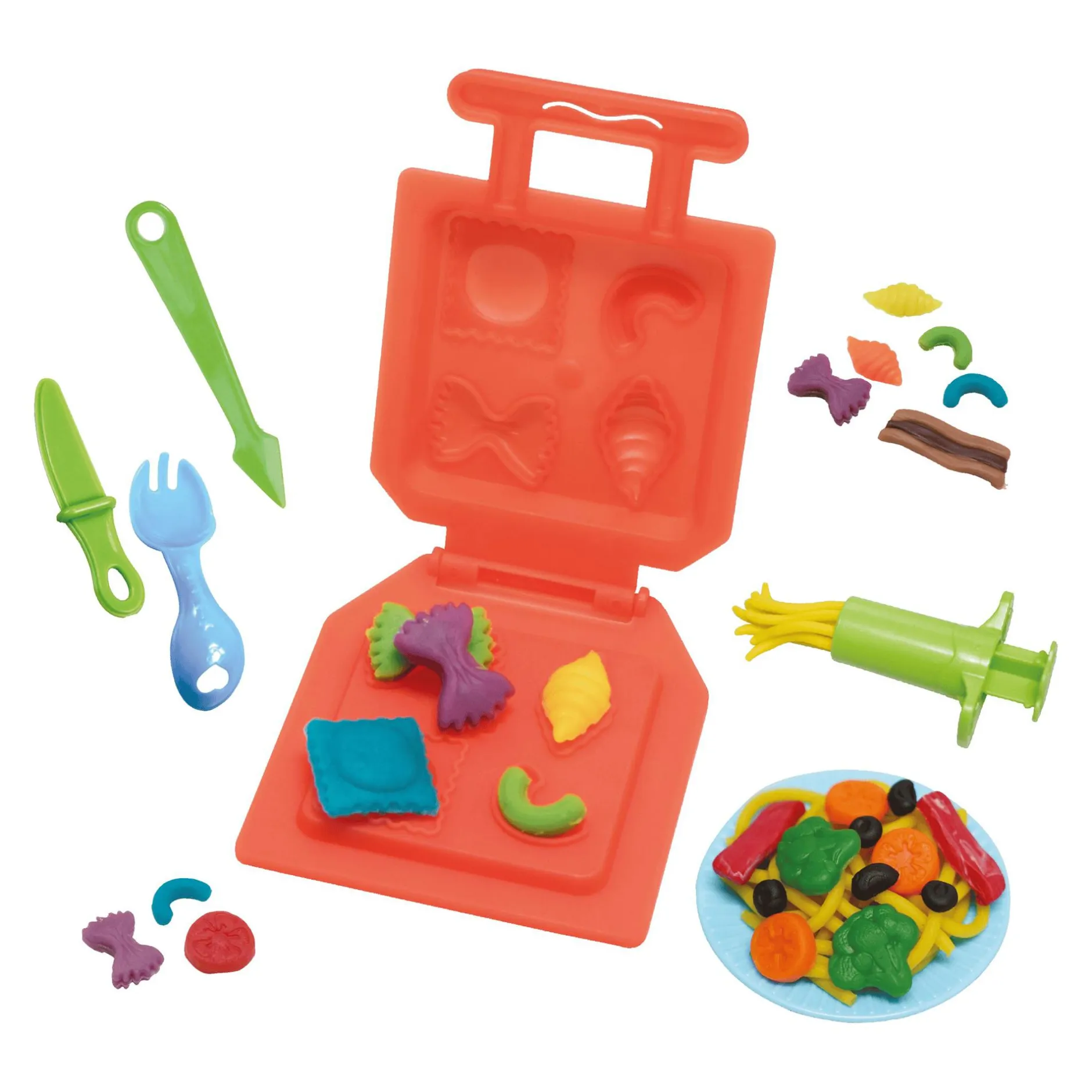 Creathek Knet-Set Pasta*Kinder Malen & Kneten|Spielzeug Ab 3 Jahren