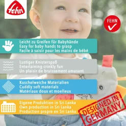 fehn Knister-Faultier* Kuscheltiere
