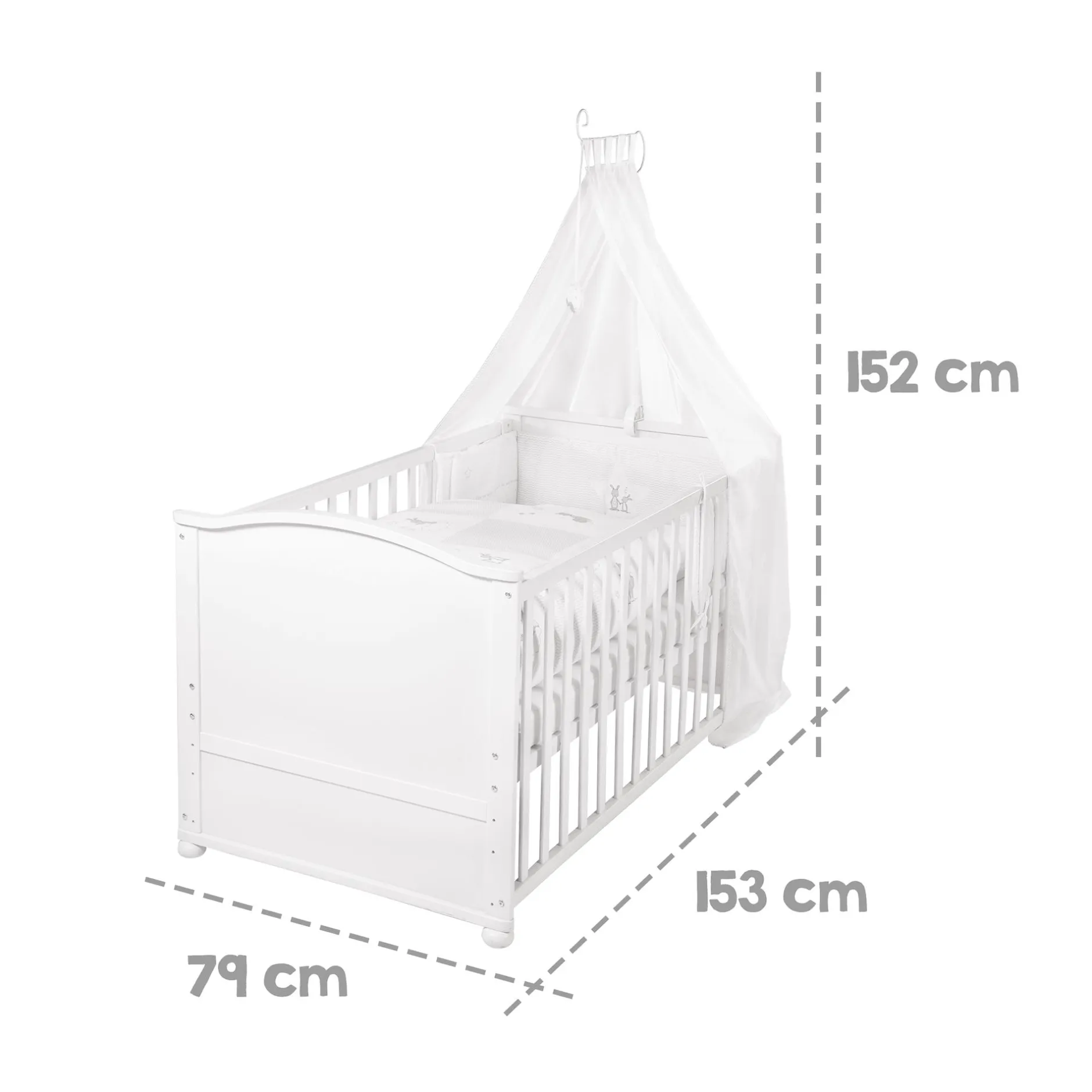 roba Komplettbettset Fox & Bunny* Babybetten