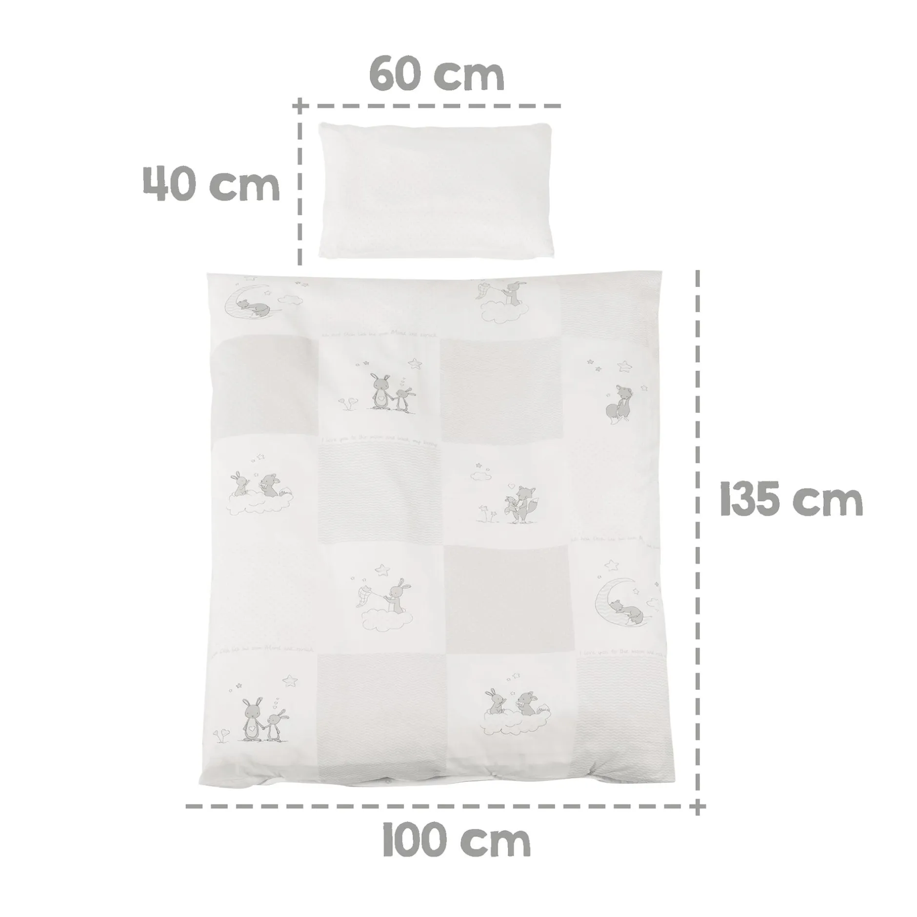 roba Komplettbettset Fox & Bunny* Babybetten