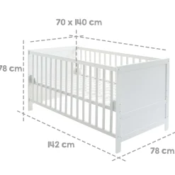 roba Komplettbettset Sterne 70 x 140 cm* Babybetten