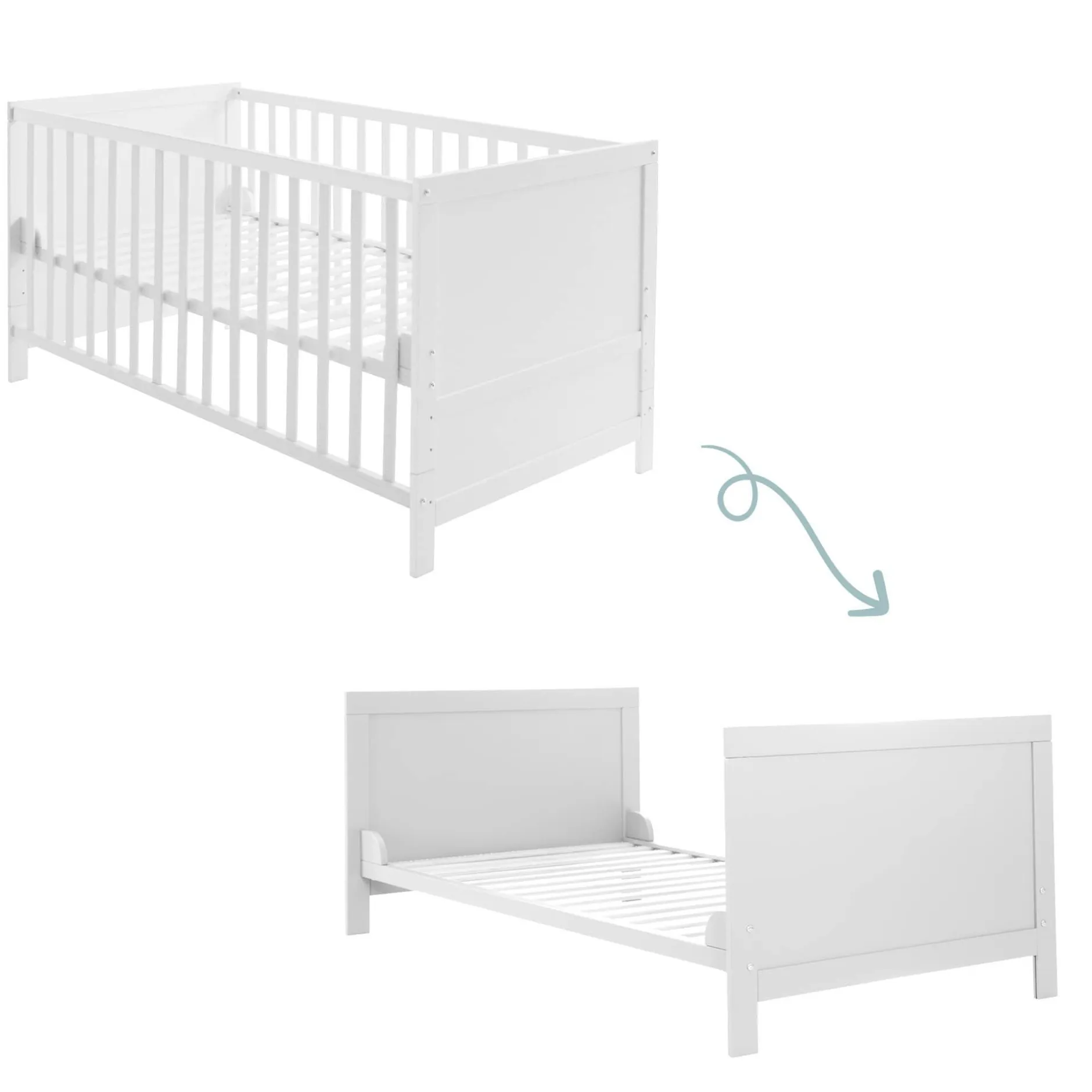 roba Komplettbettset Sterne 70 x 140 cm* Babybetten