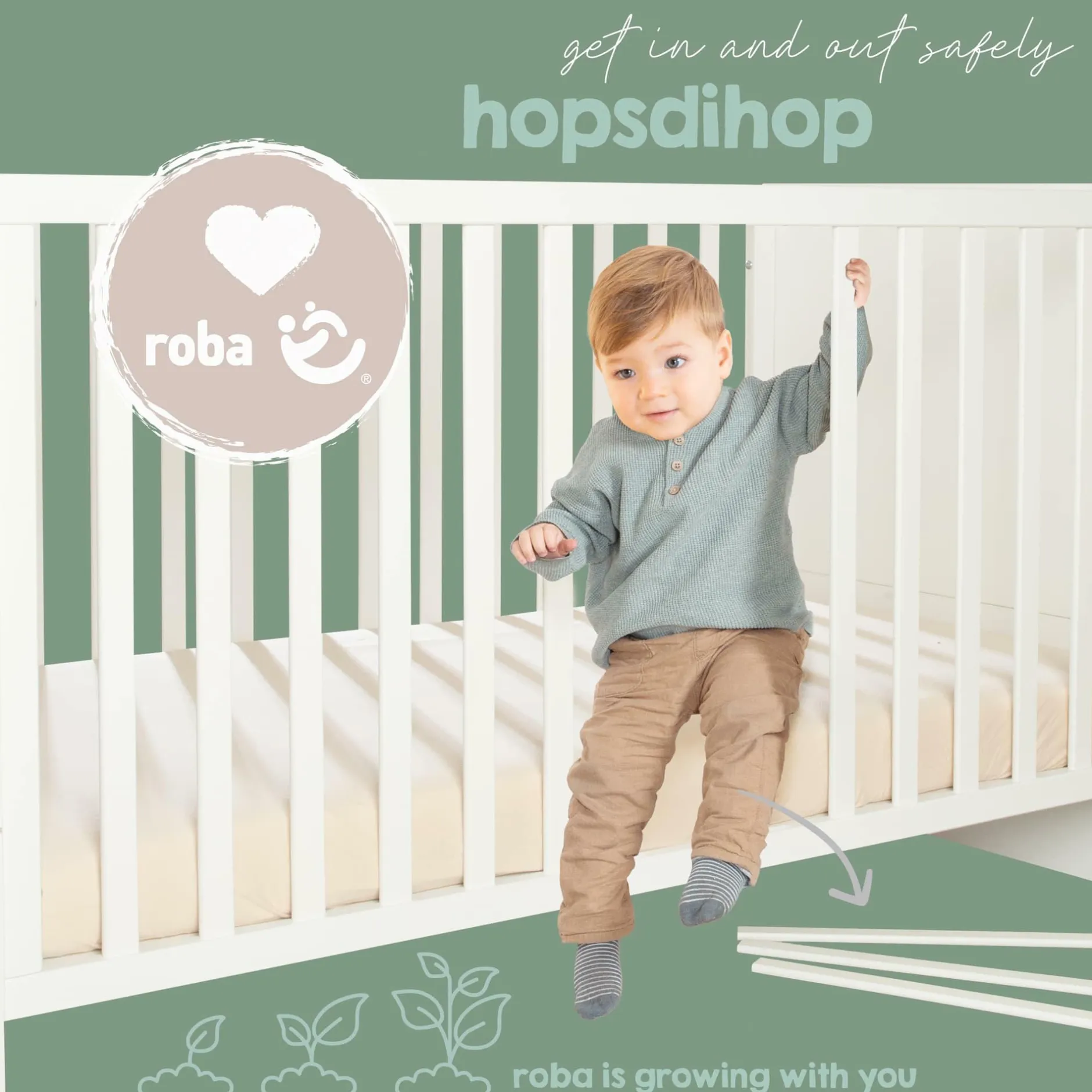 roba Komplettbettset Woodland Buddies* Babybetten