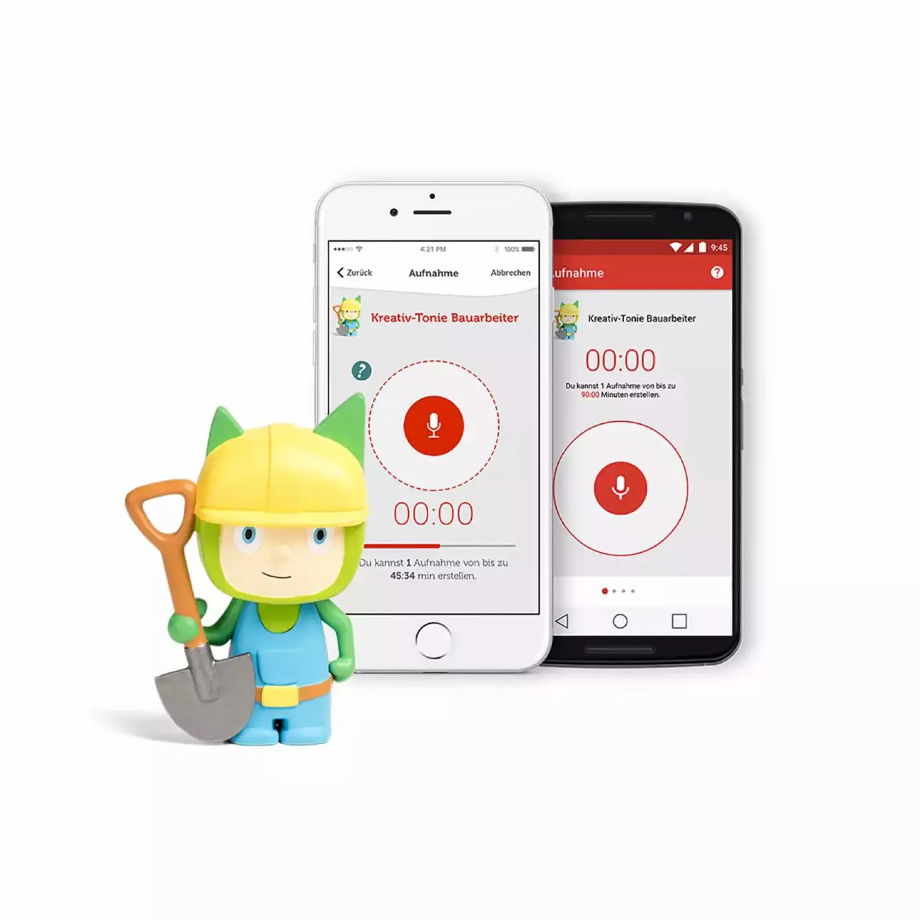 tonies Kreativ Tonie Bauarbeiter*Kinder Musik|Spielzeug Ab 3 Jahren