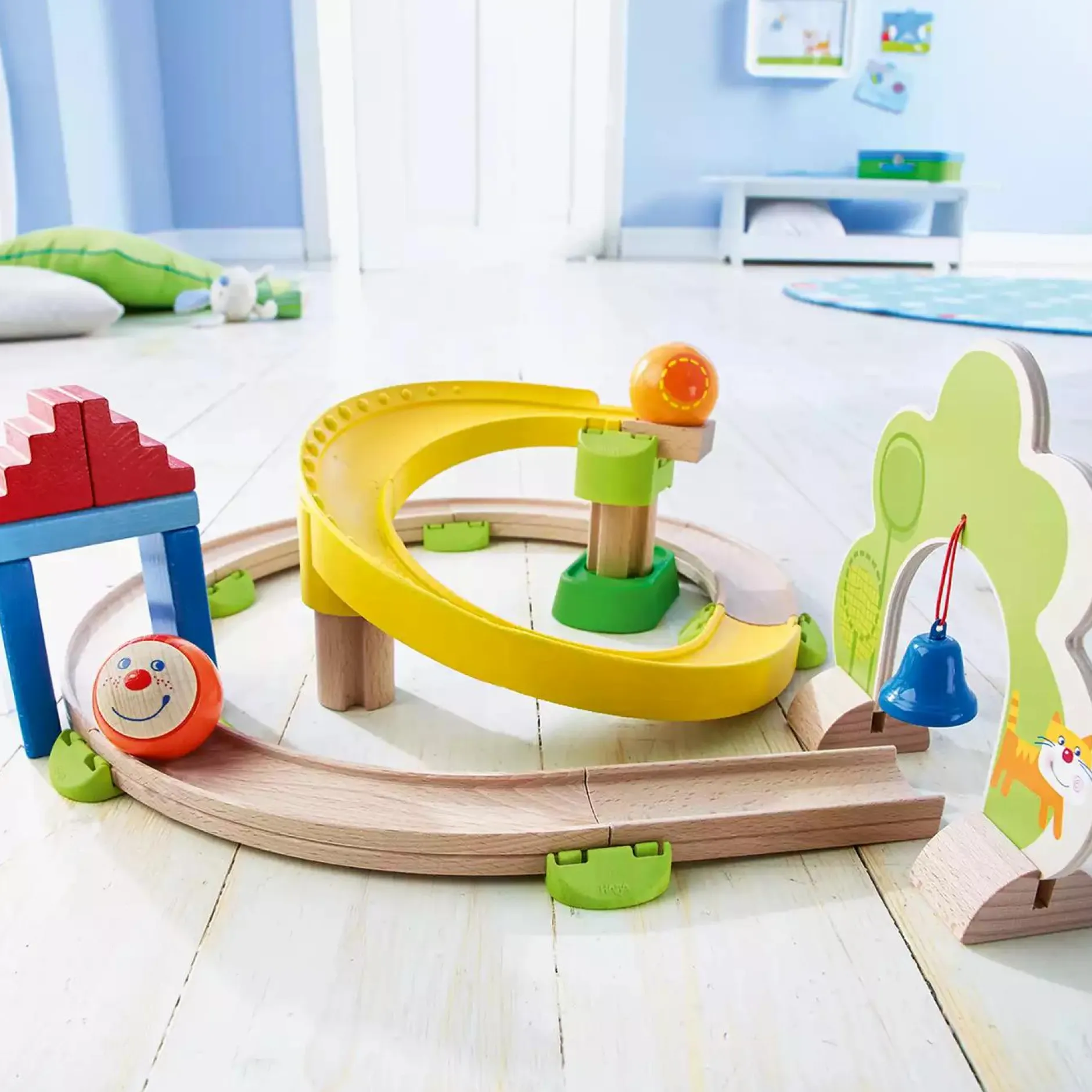 HABA Kugelbahn Kullerbü - Kringelbahn*Kinder Holzspielzeug|Spielzeug Ab 2 Jahre