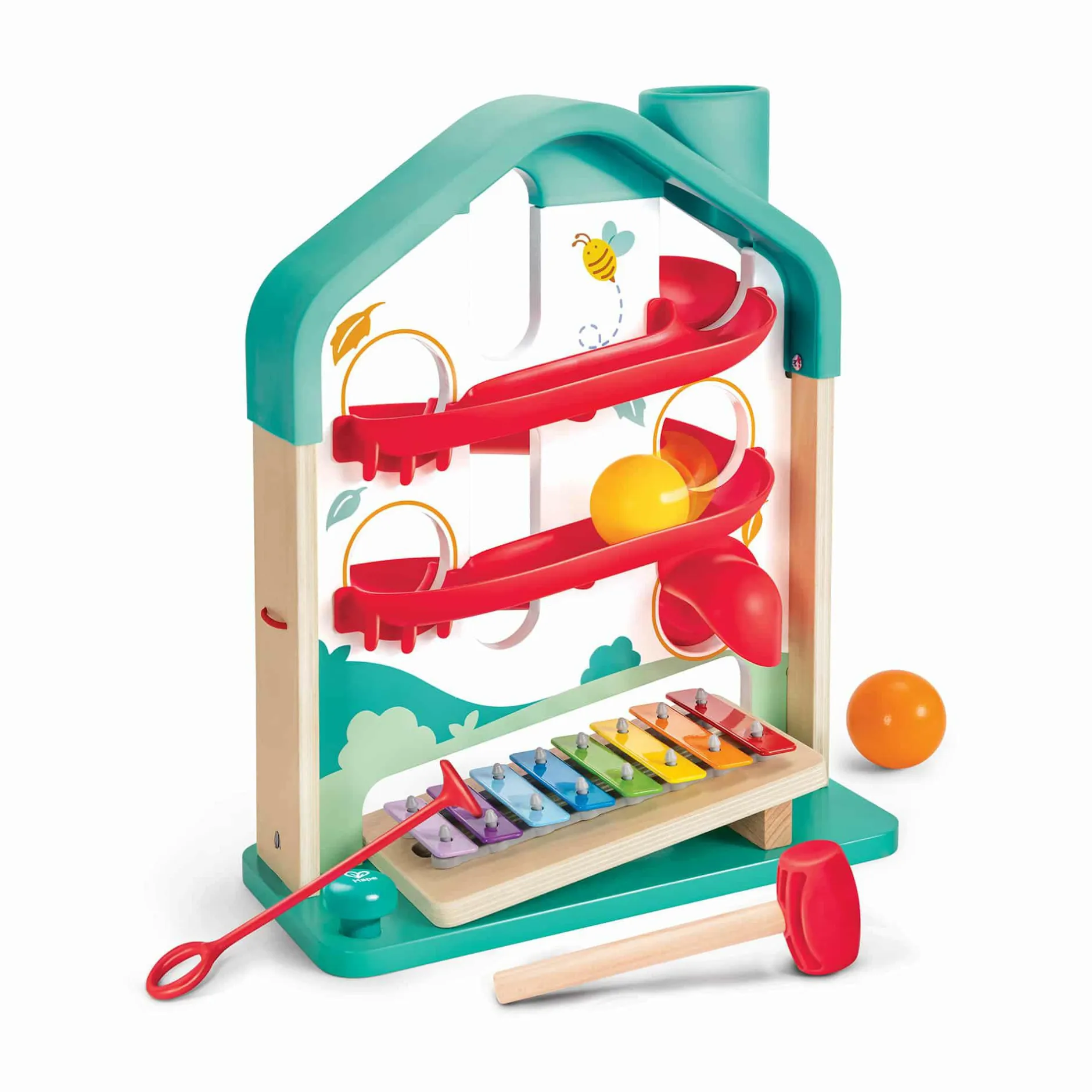 Hape Kugelbahn Melody Mansion*Kinder Holzspielzeug|Musik