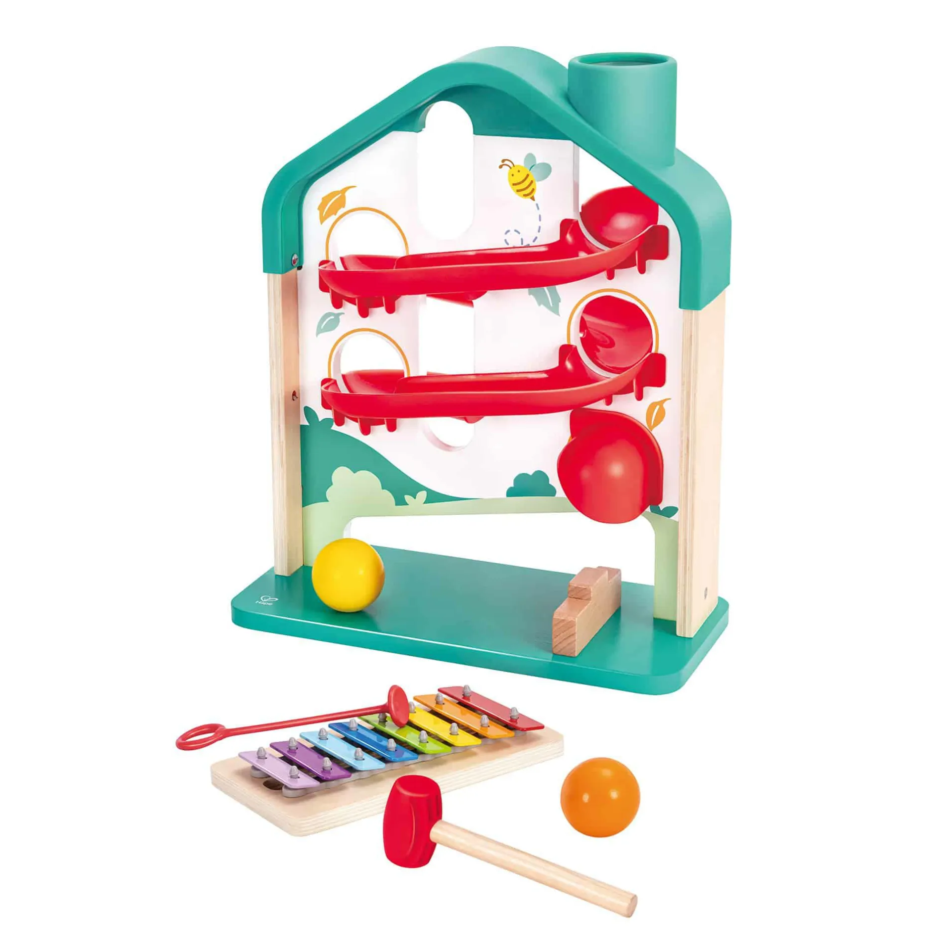 Hape Kugelbahn Melody Mansion*Kinder Holzspielzeug|Musik