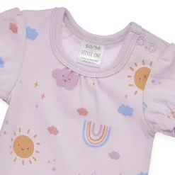 LITTLE ONE Kurzarmbody Happy Sky* Bodys