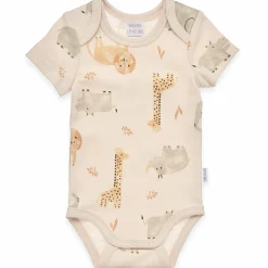 LITTLE ONE Kurzarmbody Safari Tiere* Bodys