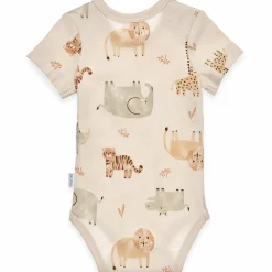LITTLE ONE Kurzarmbody Safari Tiere* Bodys