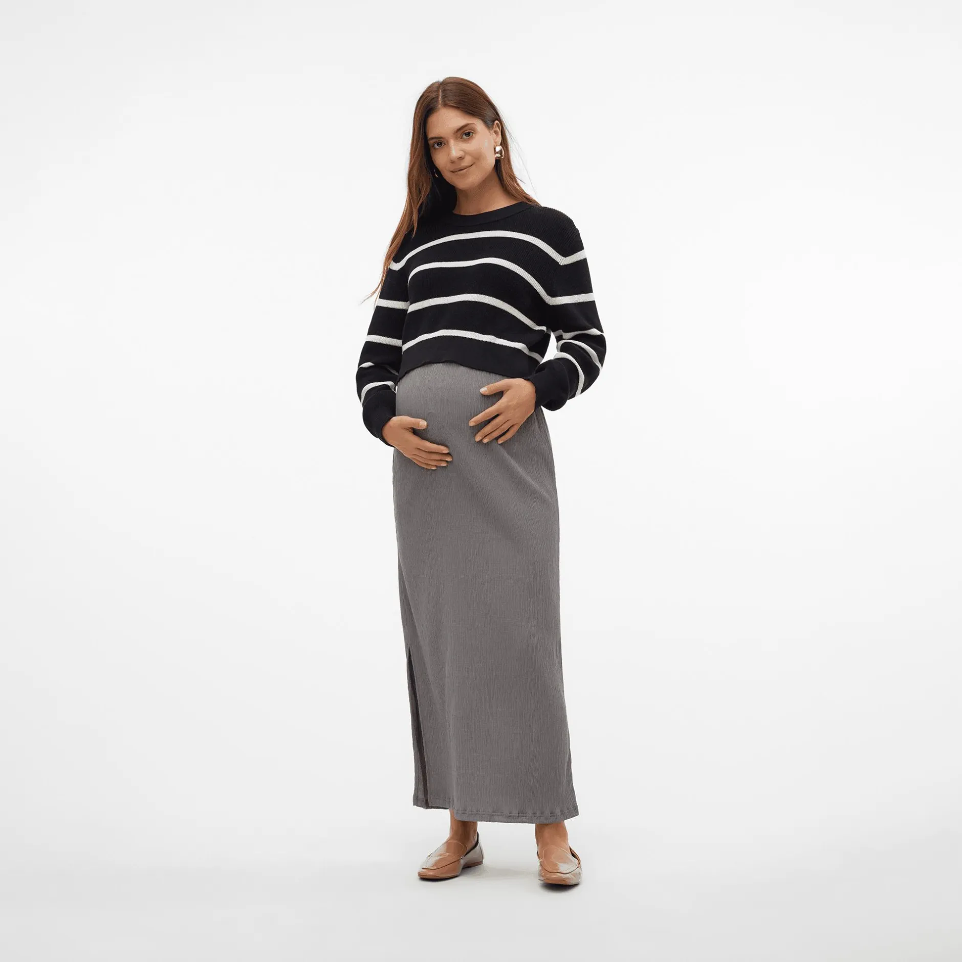 Mamalicious Kurzer Strickpullover* Umstandsoberteile