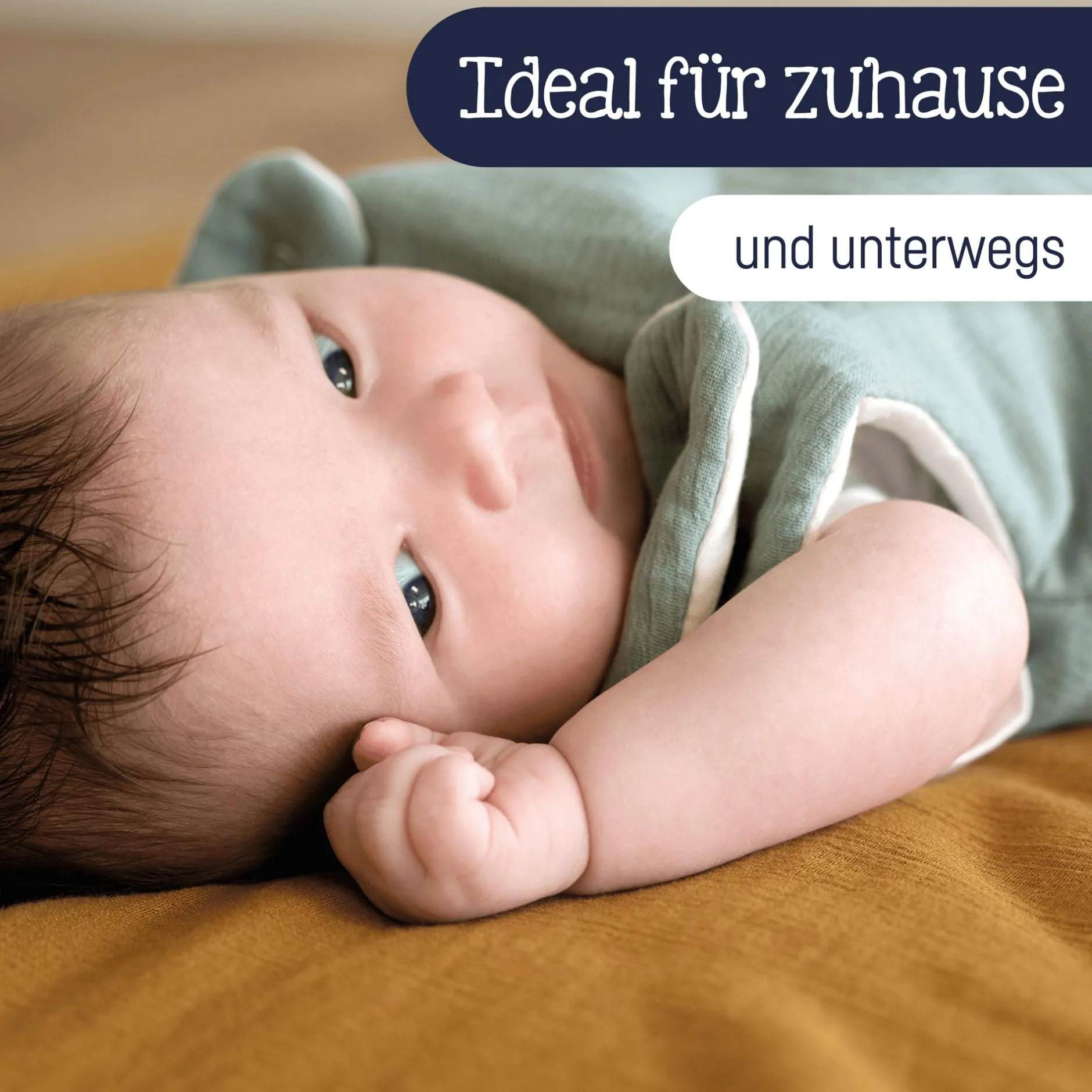 Zu00f6llner Kuscheldecke aus Baumwollmusselin Zimt* Bettausstattung