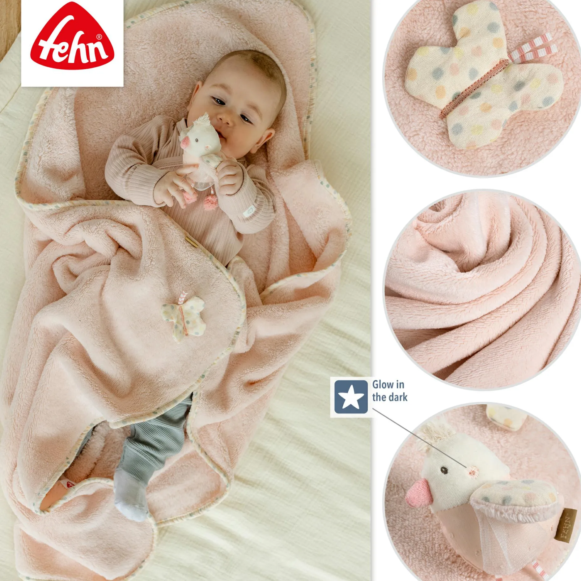 fehn Kuscheldecke Vogel* Bettausstattung