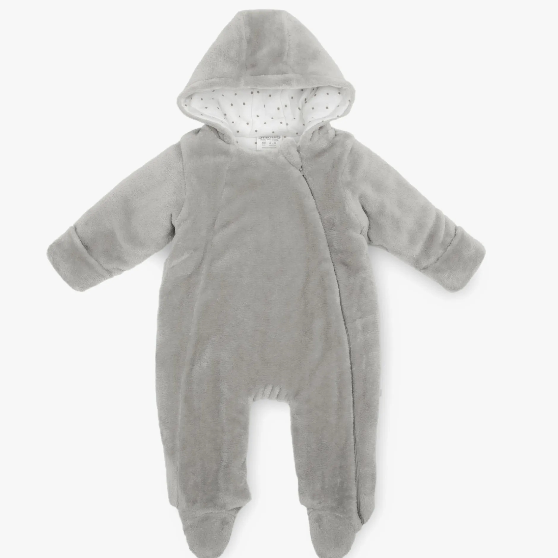 LITTLE ONE Kuscheloverall mit Klapphänden* Overalls