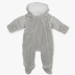 LITTLE ONE Kuscheloverall mit Klapphänden* Overalls