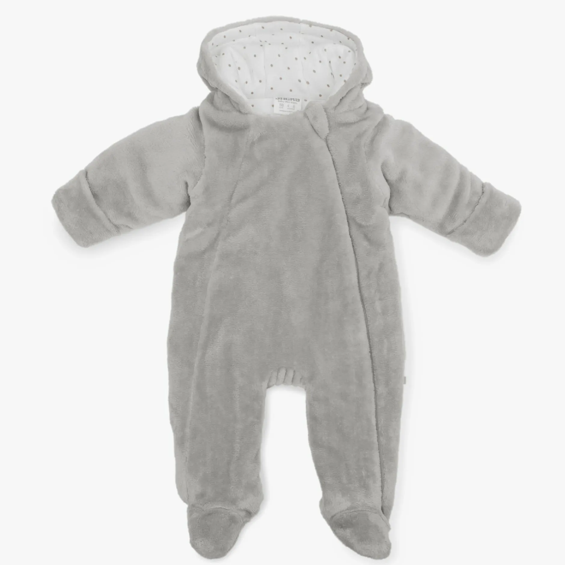 LITTLE ONE Kuscheloverall mit Klapphänden* Overalls