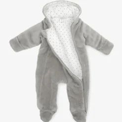 LITTLE ONE Kuscheloverall mit Klapphänden* Overalls