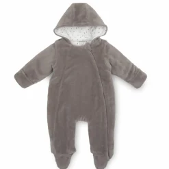 LITTLE ONE Kuscheloverall mit Klapphänden* Overalls