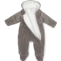 LITTLE ONE Kuscheloverall mit Klapphänden* Overalls