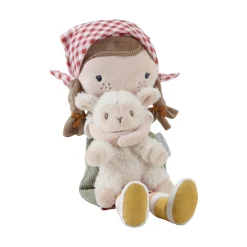 LITTLE DUTCH Kuschelpuppe Bäuerin Rosa mit Schaf*Kinder Puppen & Puppenwagen|Kuscheltiere