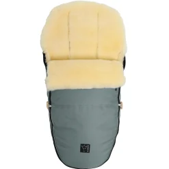 KAISER Lammfell Fußsack LOVE THE NATURE Slit Green*Kinder Kinderwagen Zubehör