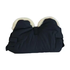 KAISER Lammfell-Handwärmer BIG Schwarz*Kinder Kinderwagen Zubehör