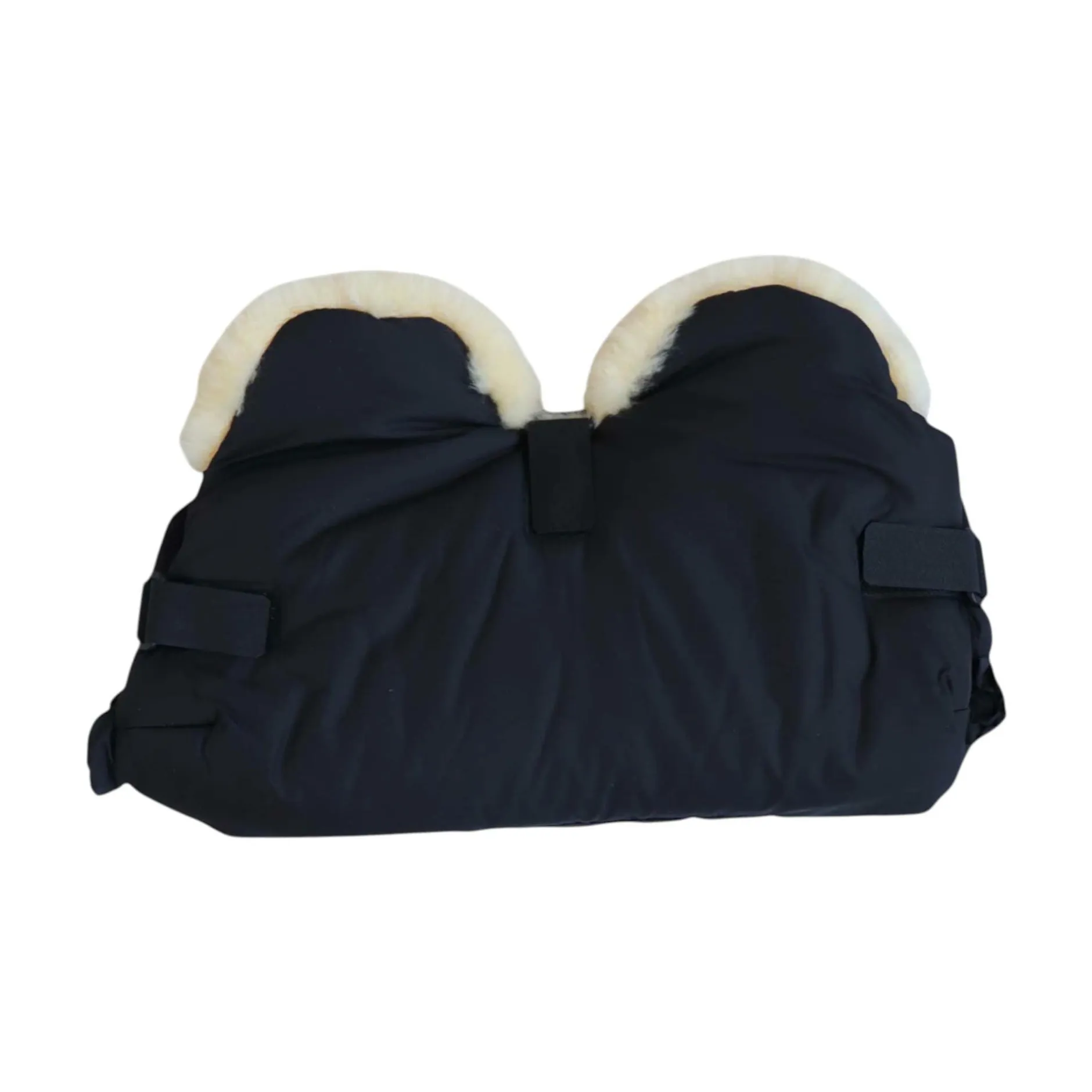 KAISER Lammfell-Handwärmer BIG Schwarz*Kinder Kinderwagen Zubehör
