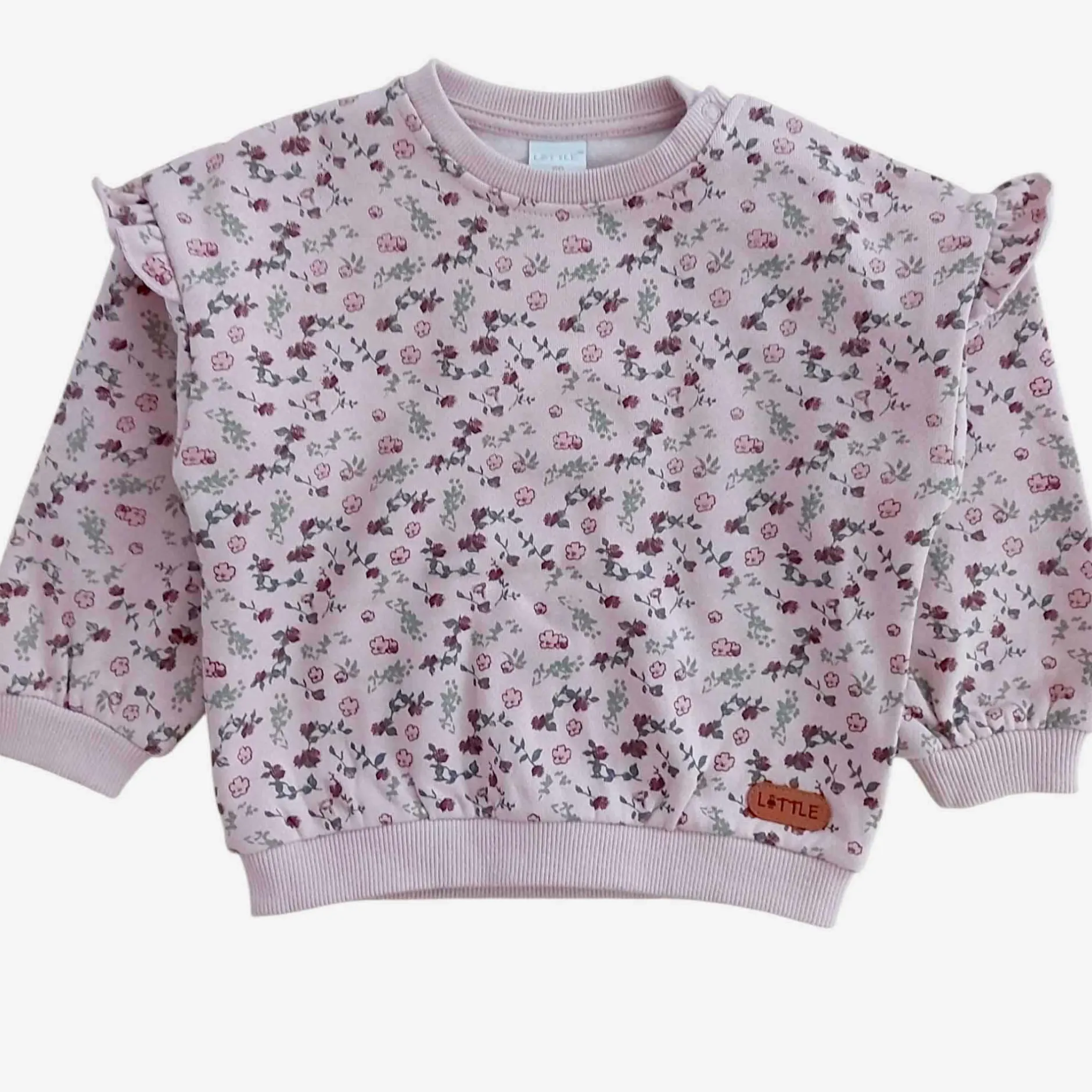 LITTLE Langarmshirt Winterflower* Kleinkindmode|Oberteile
