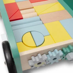 LITTLE ONE Lauflernwagen Bricks*Kinder Lauflernwagen|Lernspielzeug