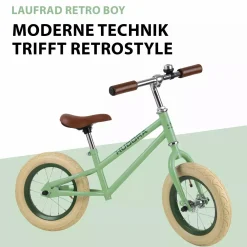 HUDORA Laufrad Retro Boy*Kinder Kinderfahrzeuge