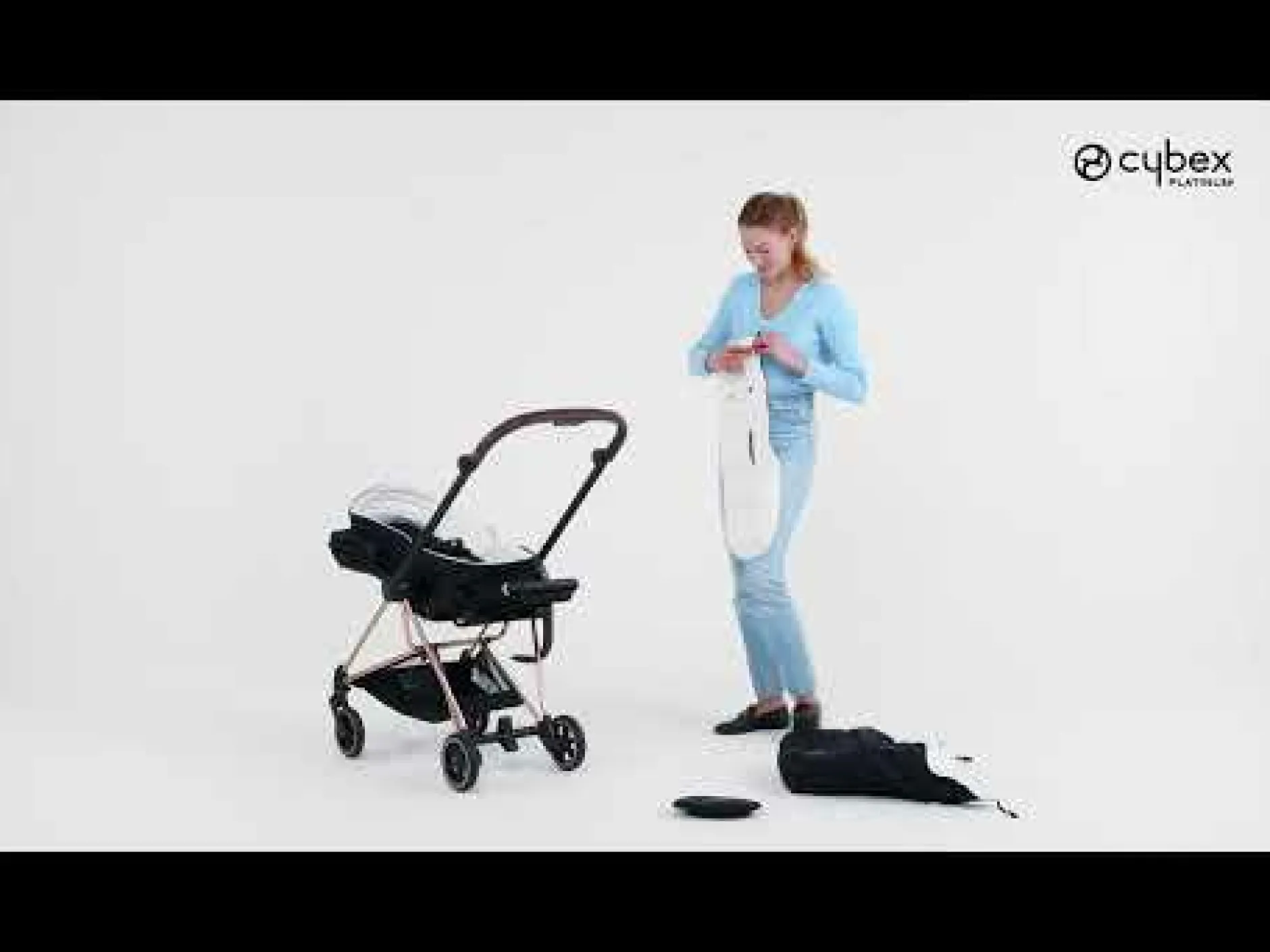 cybex PLATINUM Lite Cot Khaki Green*Kinder Kinderwagen Zubehör