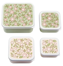 Lovely Company Luchbox 4er-Set Blumen* Nahrungsbehälter