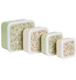 Lovely Company Luchbox 4er-Set Blumen* Nahrungsbehälter