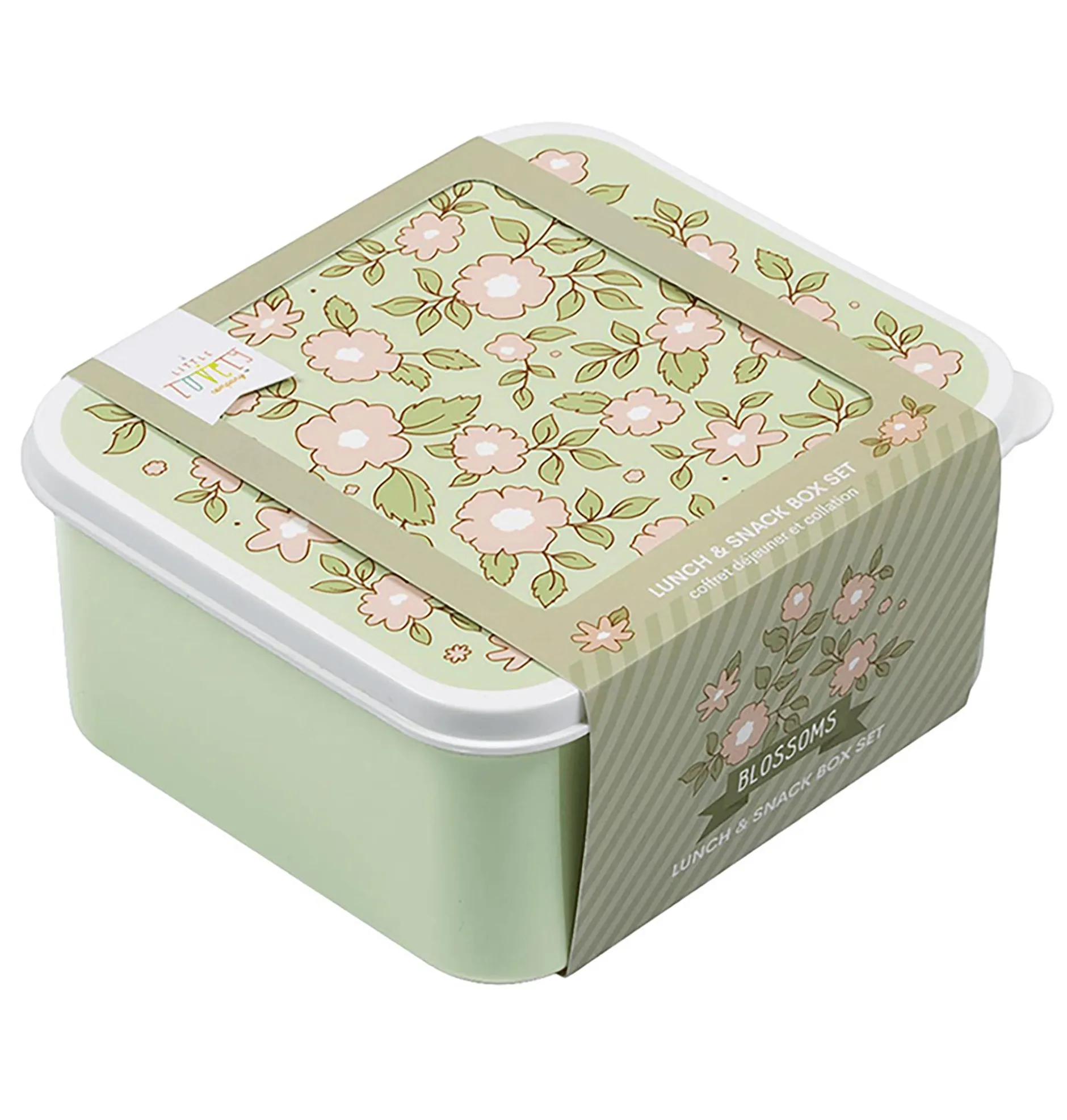 Lovely Company Luchbox 4er-Set Blumen* Nahrungsbehälter