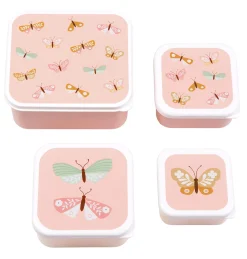Lovely Company Luchbox 4er-Set Schmetterlinge* Nahrungsbehälter
