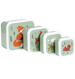 Lovely Company Luchbox 4er-Set Waldfreunde* Nahrungsbehälter