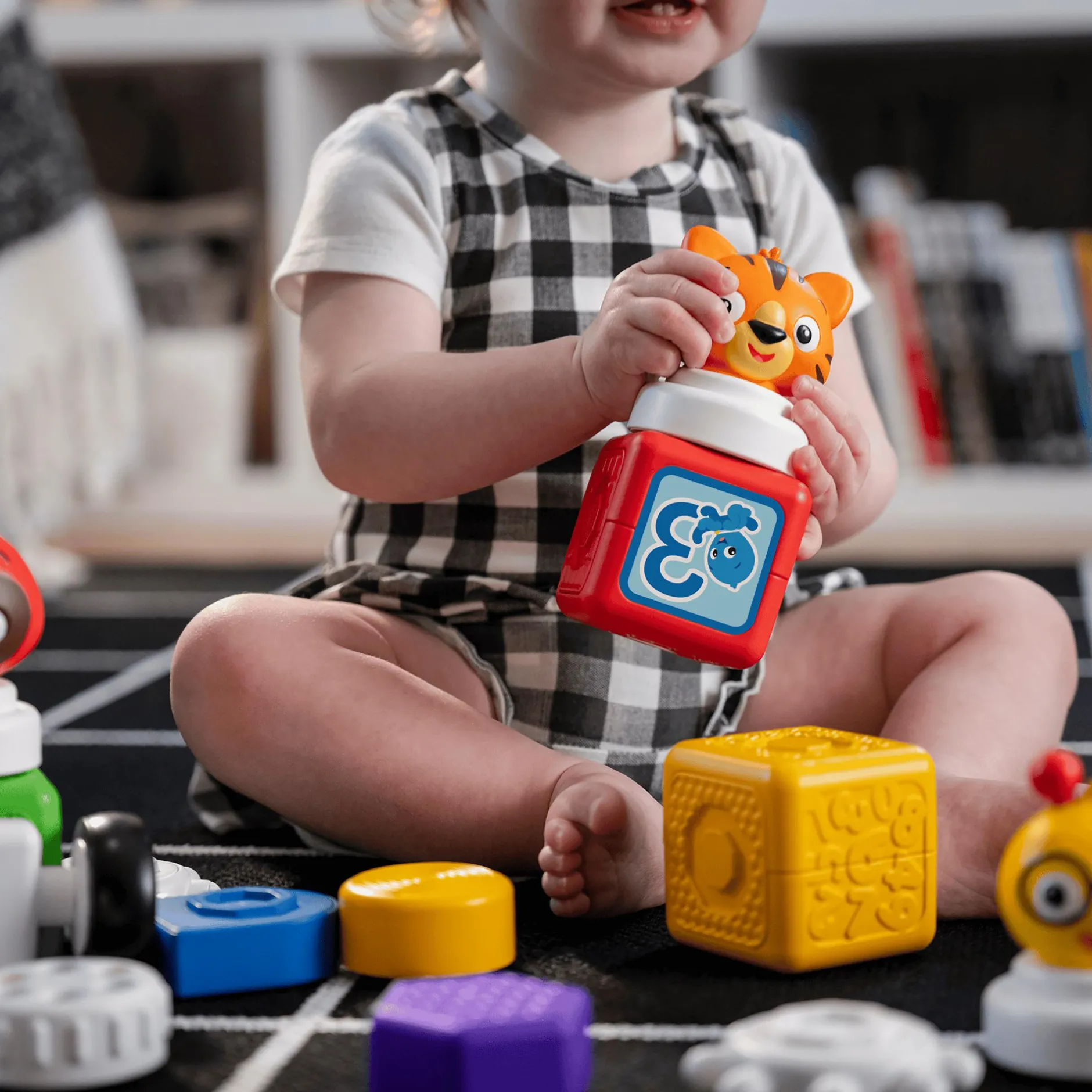 baby einstein Magnetische Aktivitätsblöcke Click & Create*Kinder Konstruktionsspielzeug