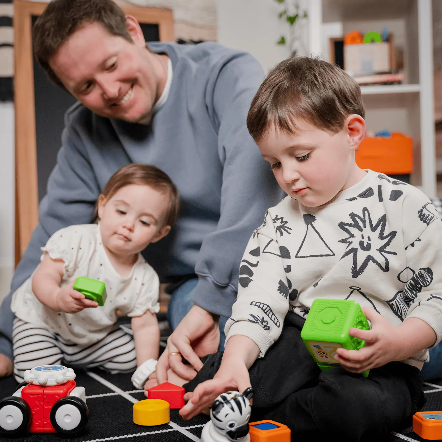 baby einstein Magnetische Aktivitätsblöcke Click & Create*Kinder Konstruktionsspielzeug