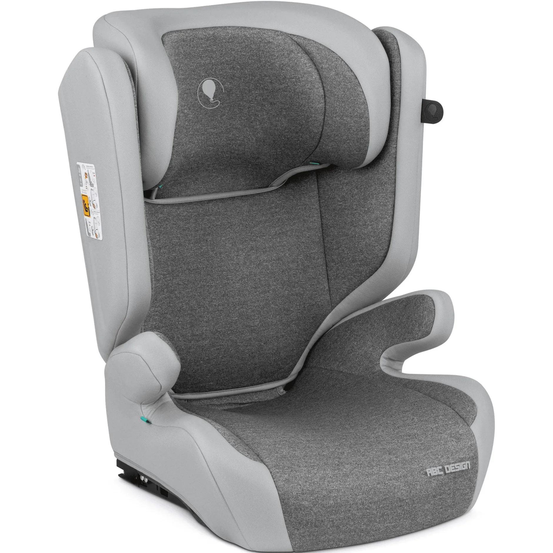 ABC DESIGN Mallow 2 Fix i-Size Pearl*Kinder Kindersitze Isofix|Kindersitze 15-36 Kg, Gruppe 2/3