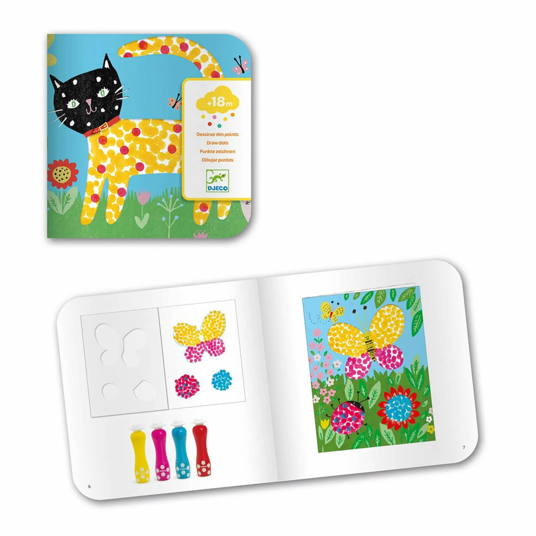 DJECO Malset kleine Punkte*Kinder Kinderbücher