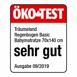 Tru00e4umeland Matratze Regenbogen 70 x 140 cm* Matratzen