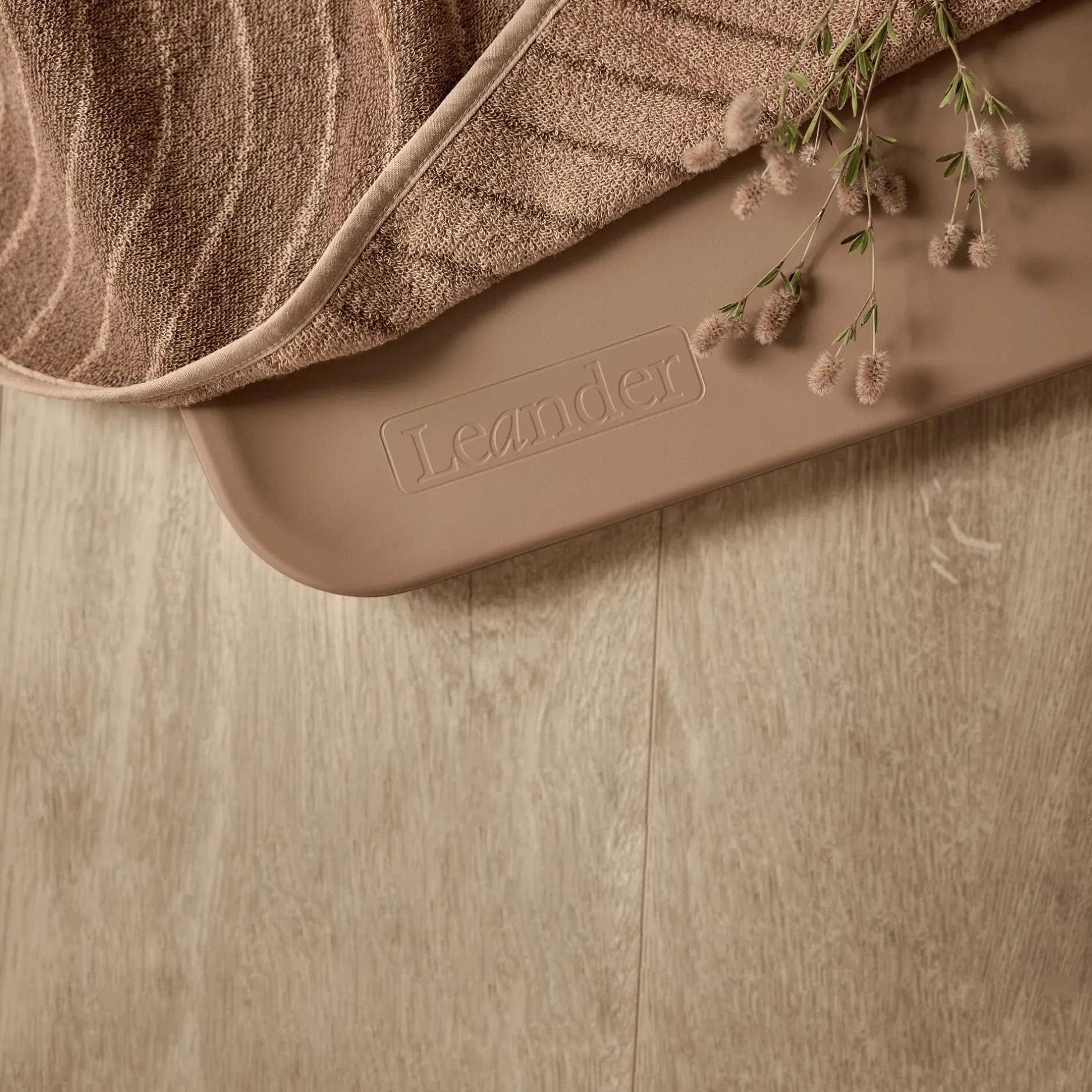 Leander Matty Topper Woodland für Wickelauflag Clay* Badetextilien|Badetextilien