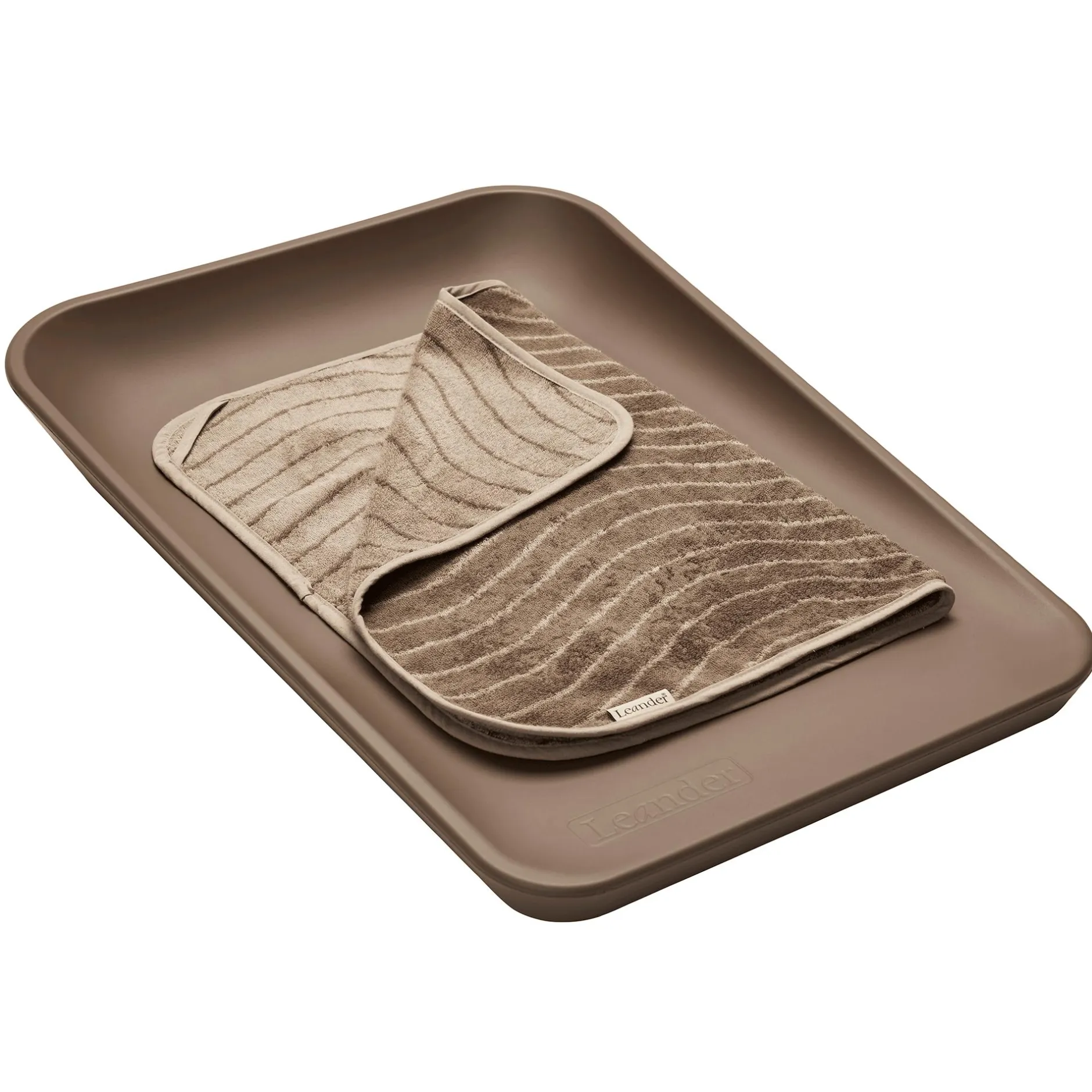 Leander Matty Topper Woodland für Wickelauflage Mocca* Badetextilien|Badetextilien