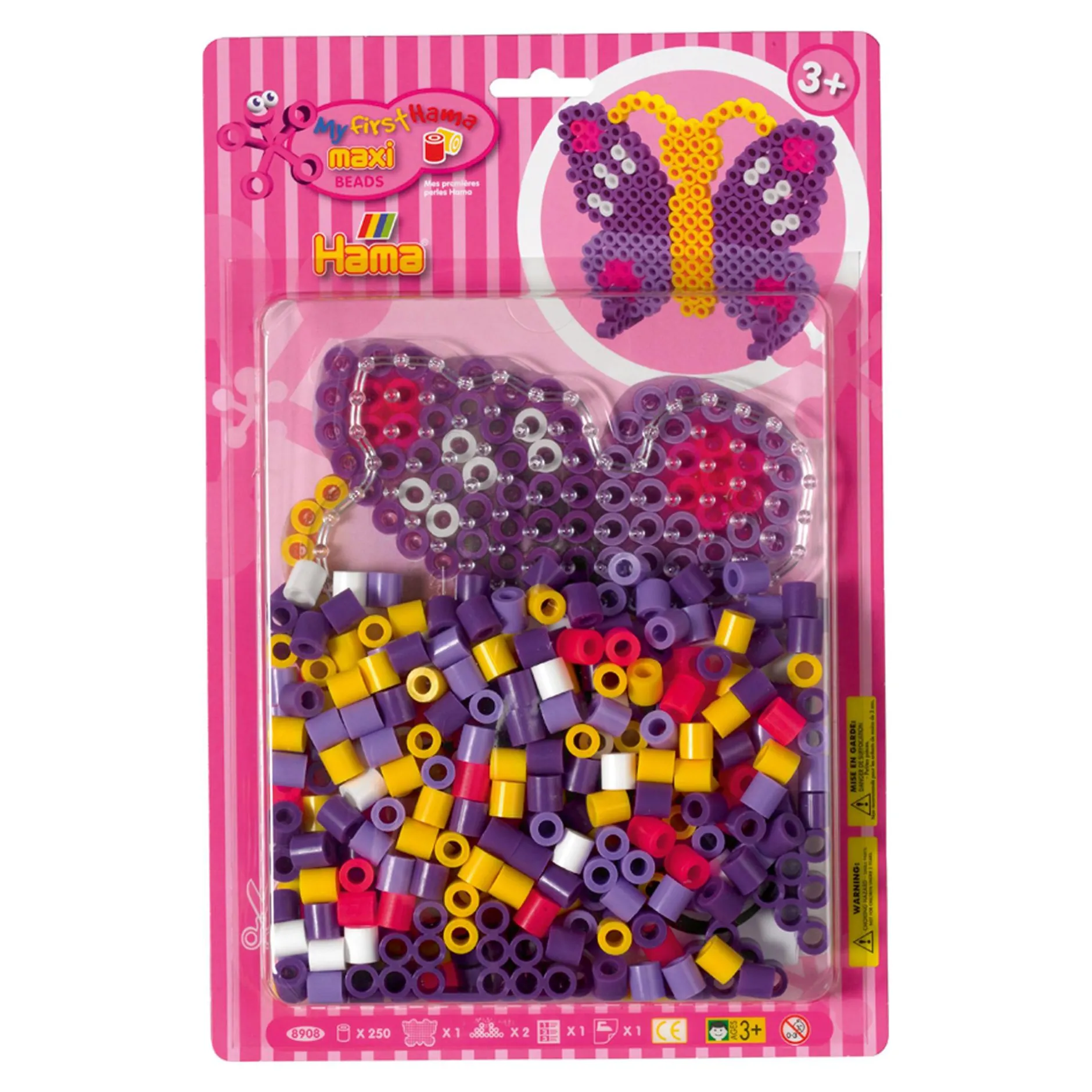 Hama Maxi-Bügelperlen Set Schmetterling*Kinder Malen & Kneten|Spielzeug Ab 3 Jahren