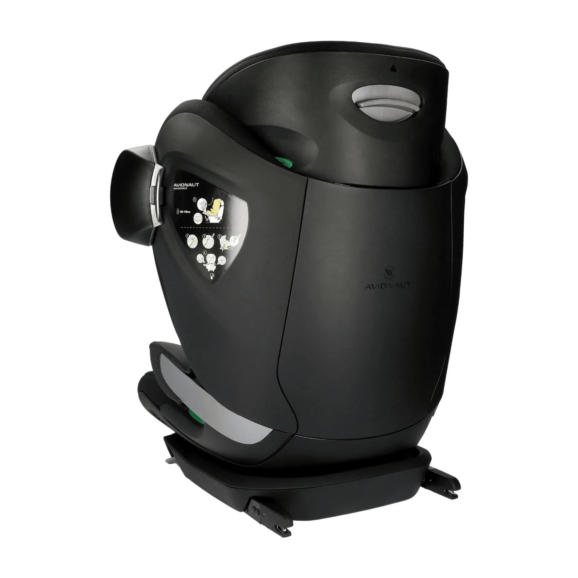 AVIONAUT MaxSpace Airflow Black*Kinder Kindersitze 15-36 Kg, Gruppe 2/3