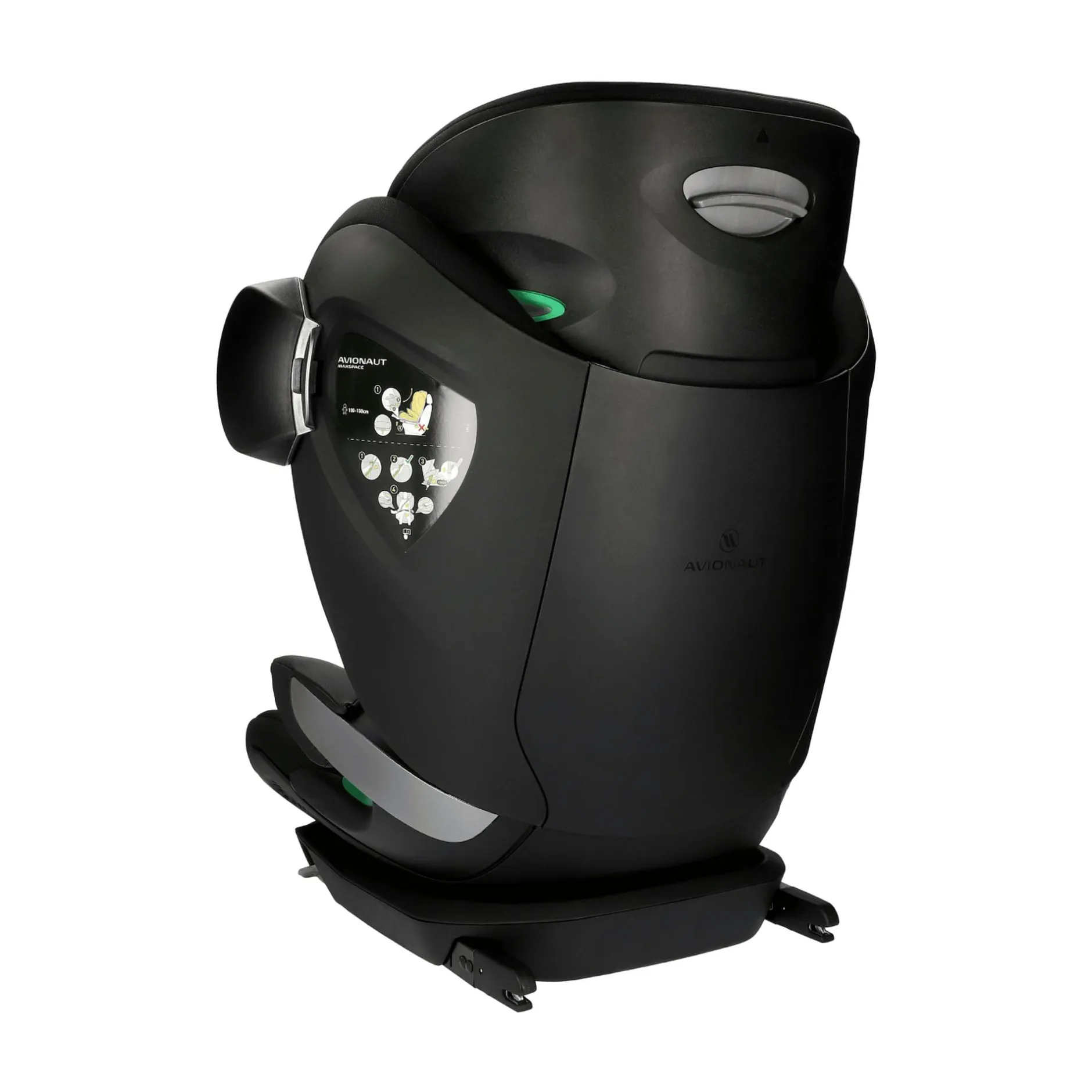 AVIONAUT MaxSpace Smart Black*Kinder Kindersitze 15-36 Kg, Gruppe 2/3