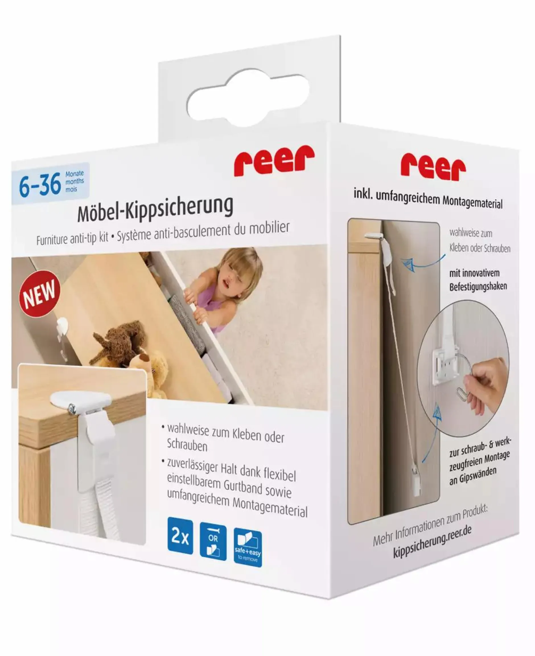 reer Möbel-Kippsicherung*Kinder Kindersicherung